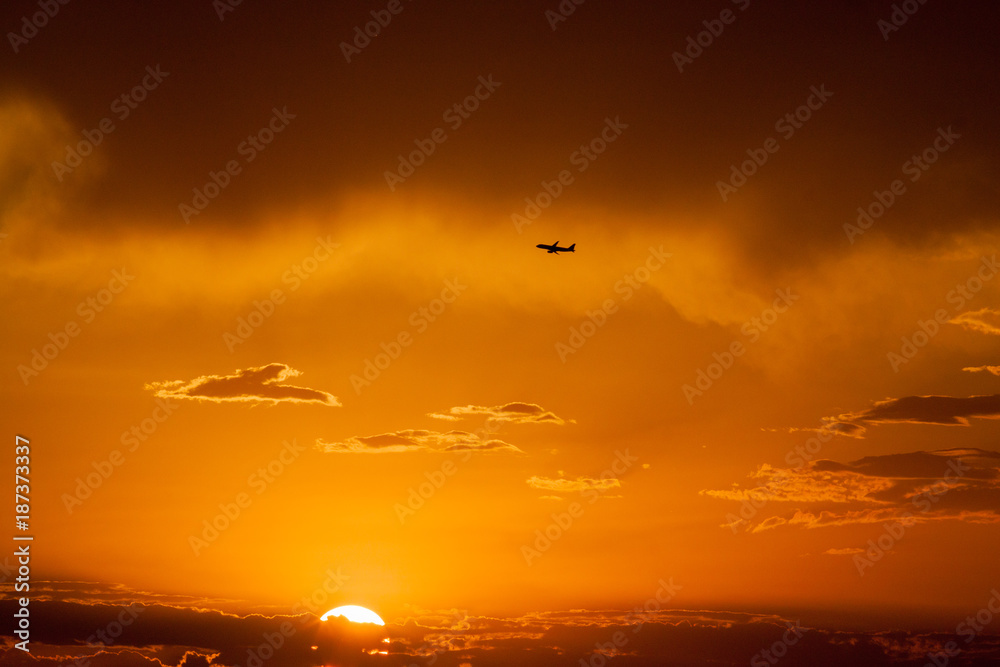 Arizone Sunset takeoff