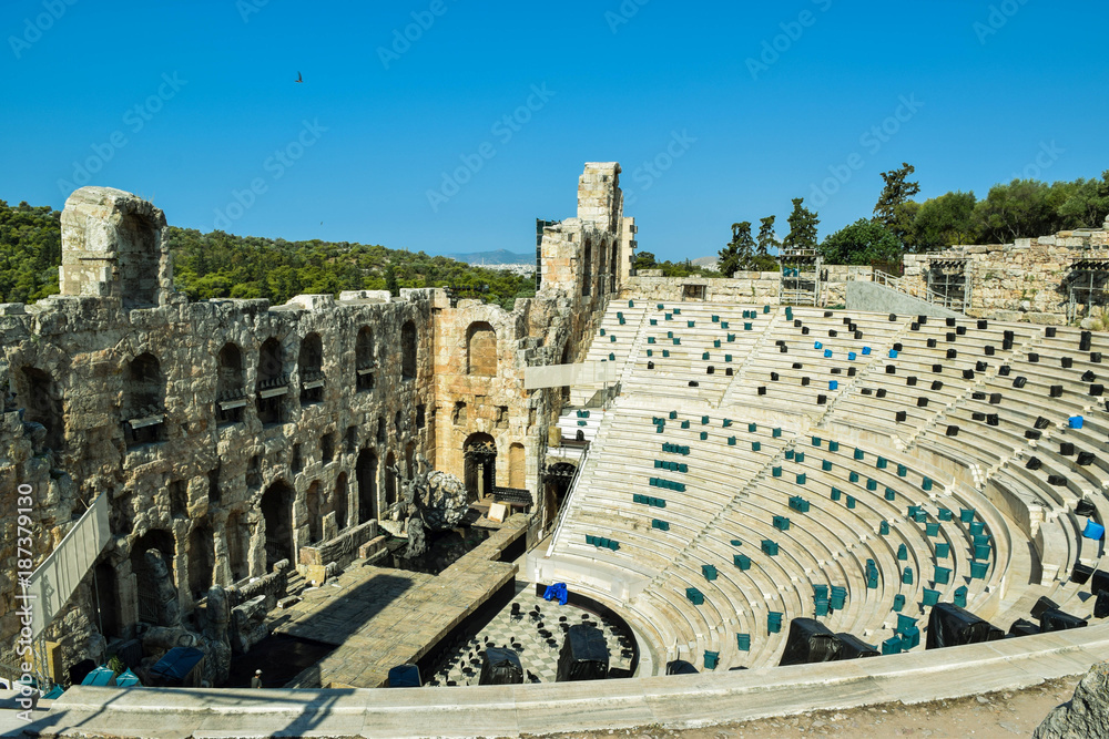 Odeon of Herodes Atticus in Athens.