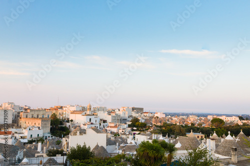 Famous Italian landmark, trulli of Alberobello, Apulian region, Italy