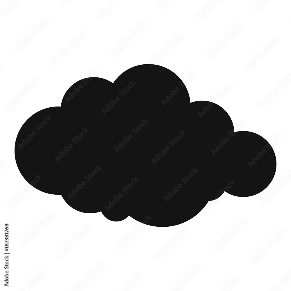 Rare cloud icon. Simple illustration of rare cloud vector icon for web Rare cloud icon. Simple illustration of rare cloud vector icon for web