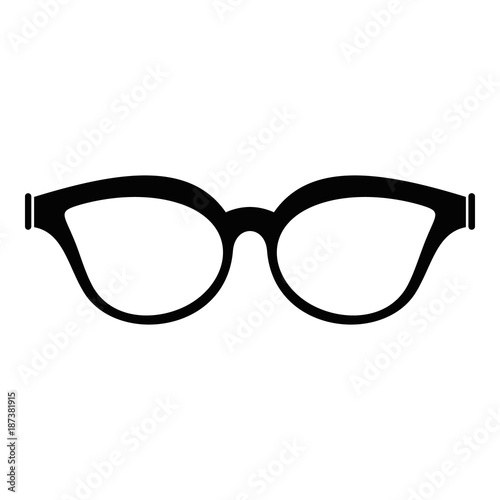 Myopic spectacles icon. Simple illustration of myopic spectacles vector icon for web