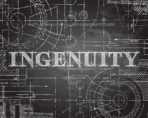 Ingenuity Blackboard Tech Drawing