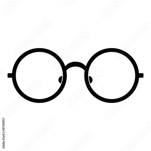 Children eyeglasses icon. Simple illustration of children eyeglasses vector icon for web