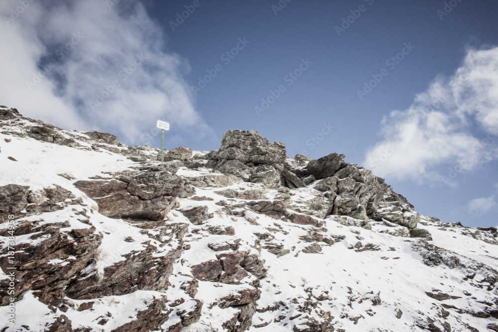 Sierra Nevada. Spanish mountain landscape. Picture taken – 7 january 2018.
