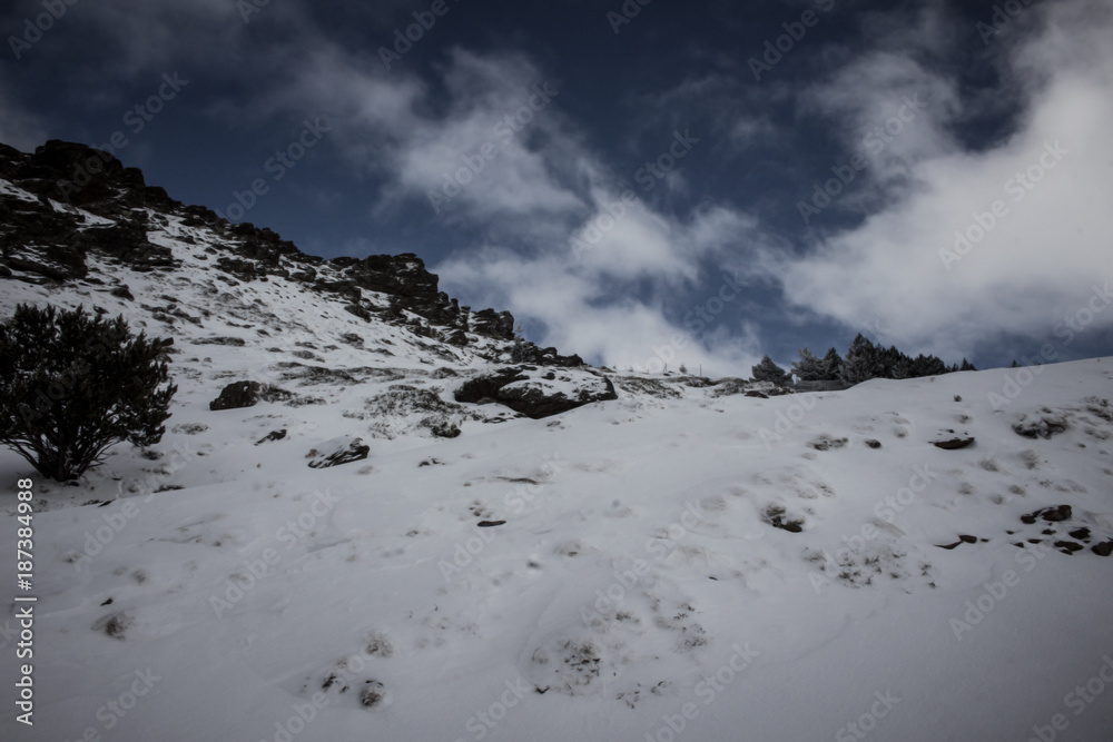 custom made wallpaper toronto digitalSierra Nevada. Spanish mountain landscape. Picture taken – 7 january 2018.