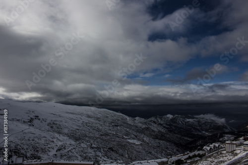 Sierra Nevada. Spanish mountain landscape. Picture taken – 7 january 2018.