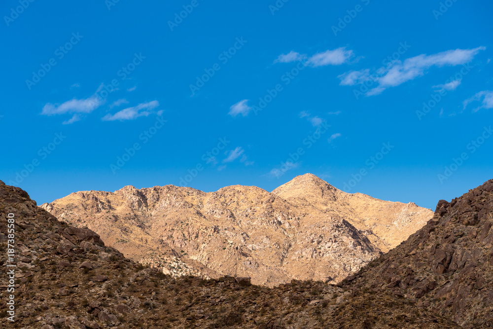 Valley near Borrego Springs in California desert