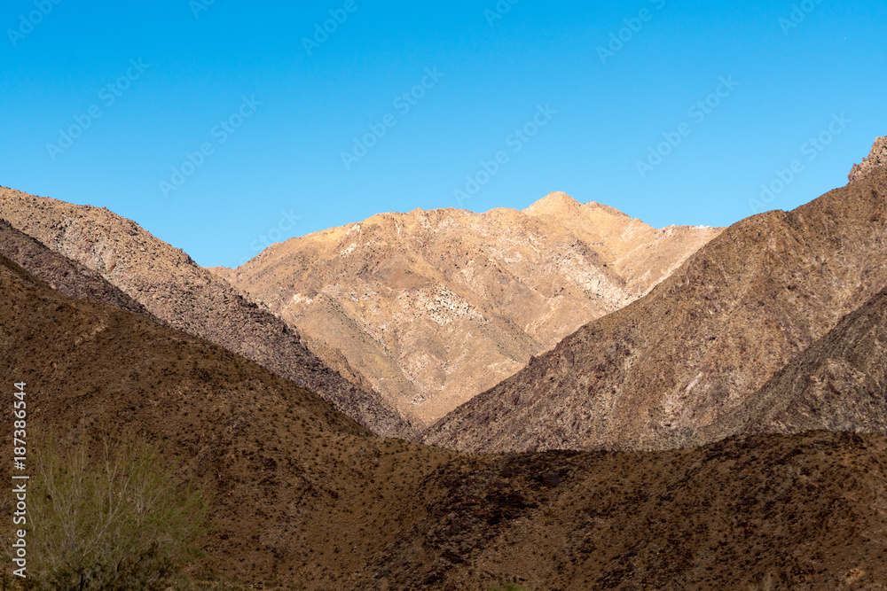 Valley near Borrego Springs in California desert
