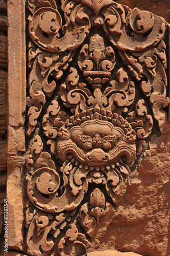 Decorations in Prasat Bantaey Srei 