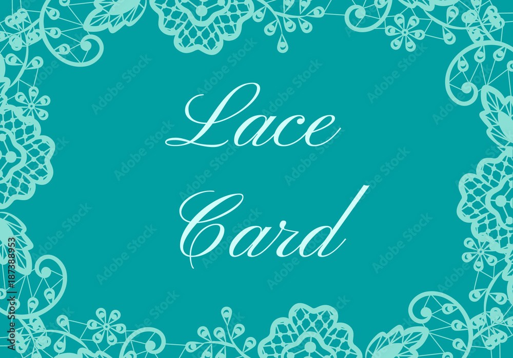 lace border card