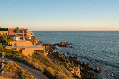 Luxury oceanside homes at Corona del Mar near Newport Beach