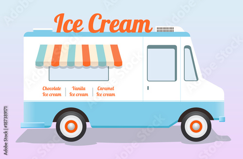 colorful ice cream truck