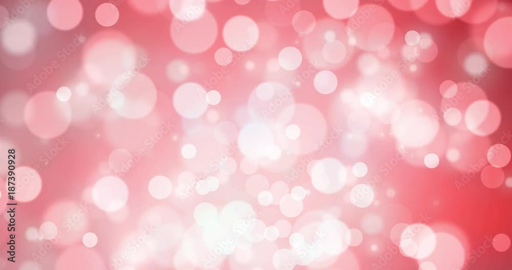Abstract red colored blurry bokeh rotating animation. Abstract red colored blurry bokeh rotating animation.