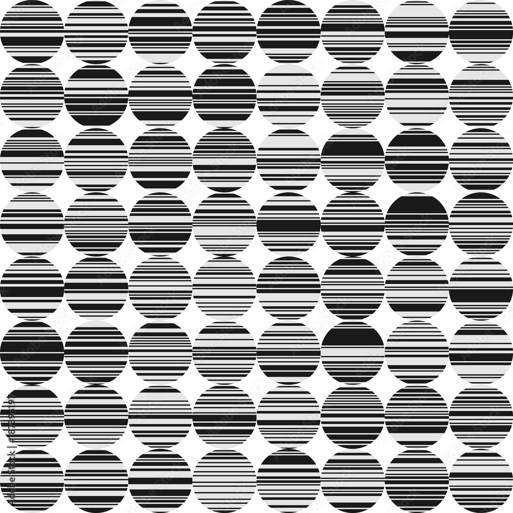 Abstract BW Background with Circles and Lines Abstract BW Background with Circles and Lines