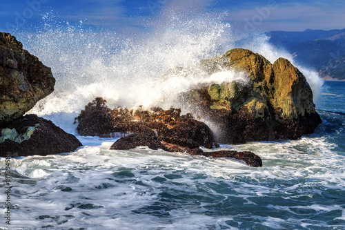 Crashing Waves On The Lost Coast