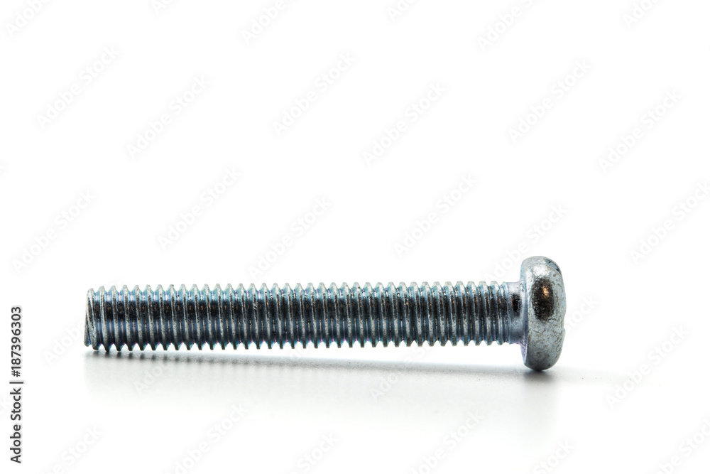 Screws isolated on white background, clipping part Screws isolated on white background, clipping part