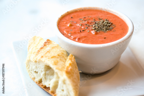 Tomato bisque soup