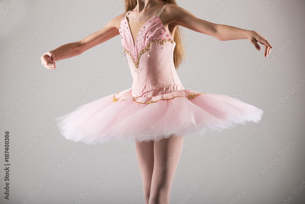 Naklejka premium Young ballet dancer