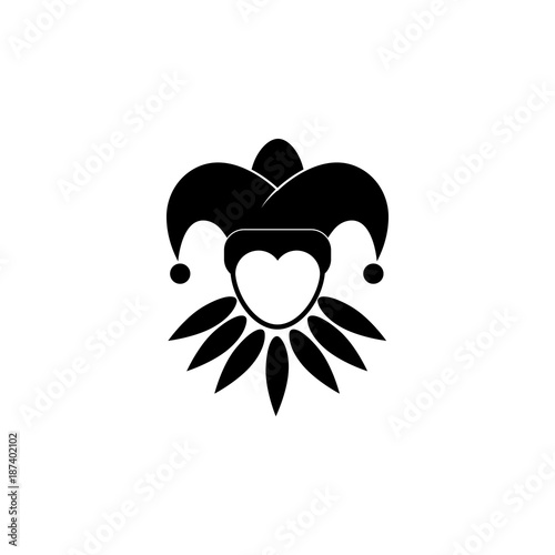 jester icon. Carnival element icon. Premium quality graphic design icon. Baby Signs, outline symbols collection icon for websites, web design, mobile