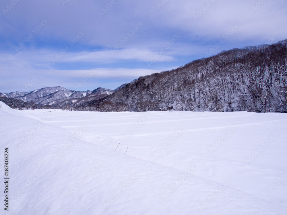 冬の秋田県 冬の秋田県