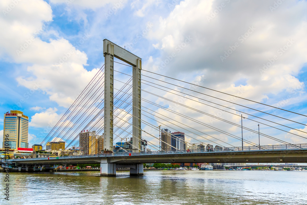 Naklejka premium City Bridge Architecture