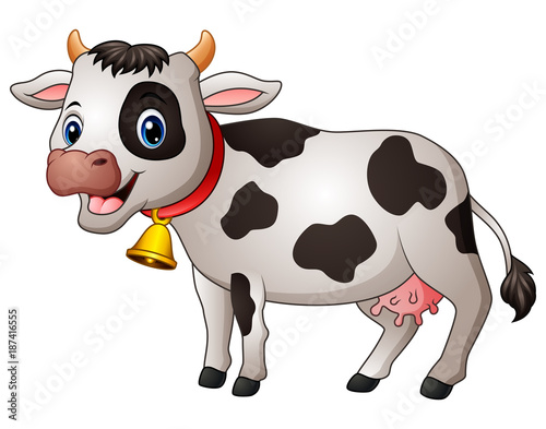 Cute cow cartoon