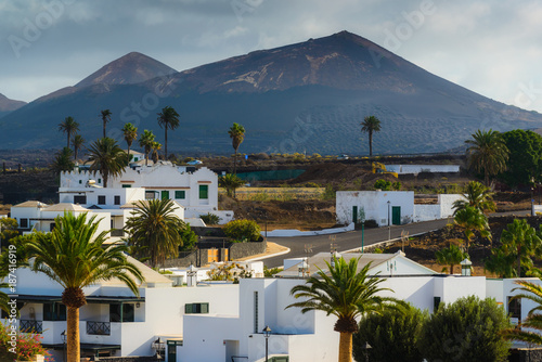Street sketches in the village of Yaiza. Lanzarote. Canary Islands. Spain