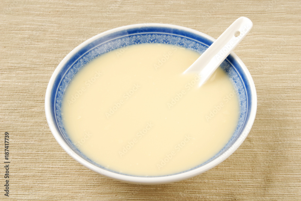 China traditional food - soy bean milk China traditional food - soy bean milk