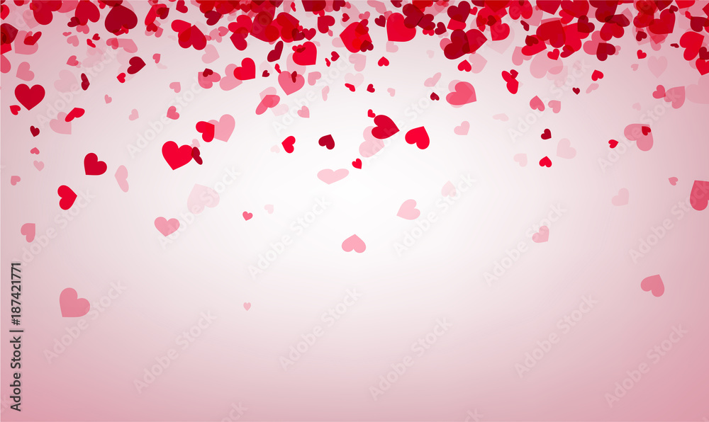 Love valentine's background with pink hearts. Love valentine's background with pink hearts.