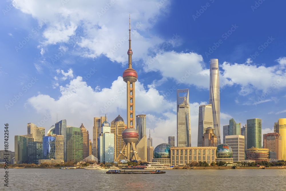 Obraz premium Shanghai architectural landscape