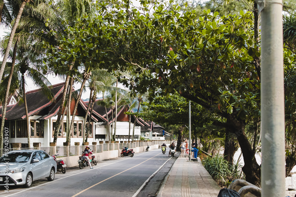Streets of Phuket Island, Thailand