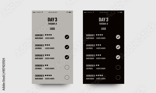 Workout App UX UI Design for Exercise