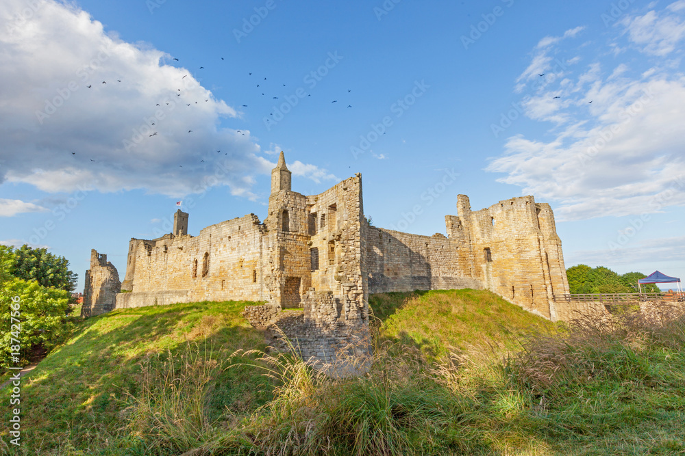 Warkworth Castle in Northumberland