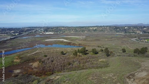 Del Mar, CA - San Dieguito Lagoon - Drone Video  Aerial video of San Dieguito Lagoon photo