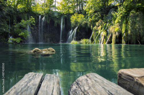cascate con fiume natura photo