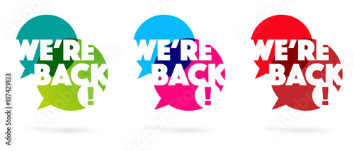 We’re back !