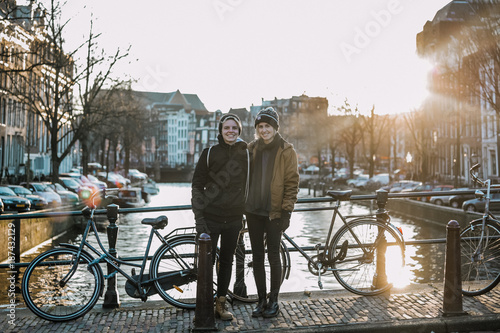Travellers in Amsterdam
