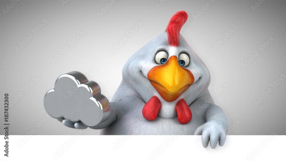 Fun chicken - 3D Animation Fun chicken - 3D Animation