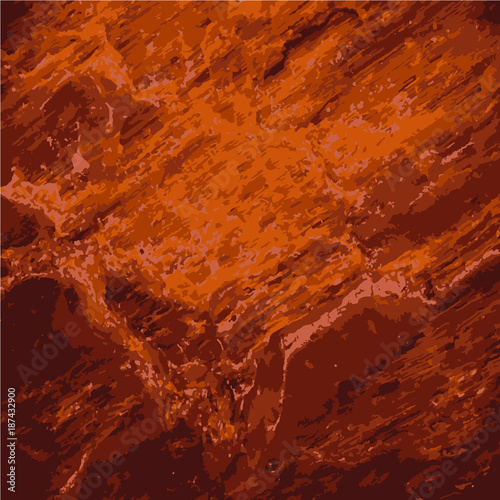 Red rock nature texture, vector background pattern.