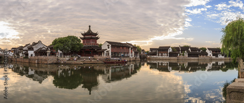 Jiangnan Water Village Suzhou Ancient Town Street