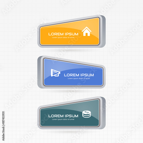 Sticker label set