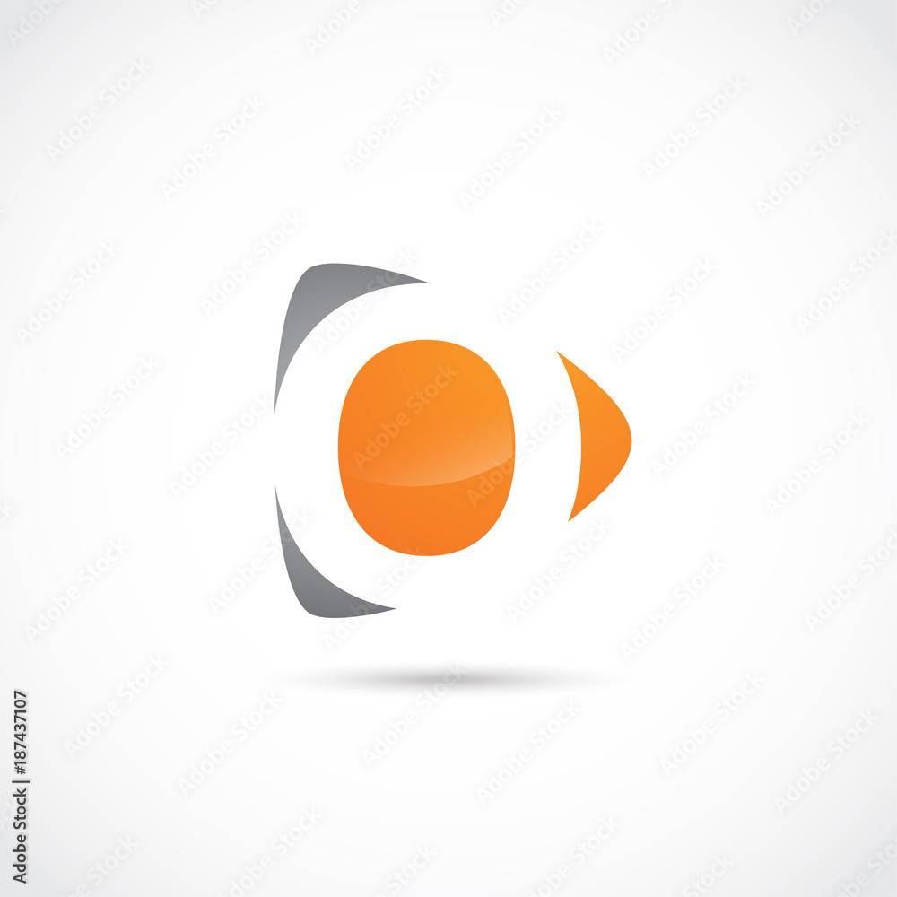 Abstract Letter O Logo Design. Vector Illustrator Eps.10 Abstract Letter O Logo Design. Vector Illustrator Eps.10