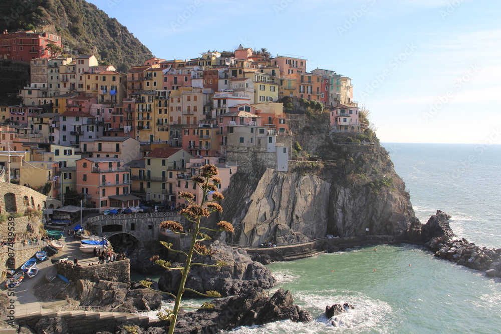 Village perché des Cinque Terre, Italie