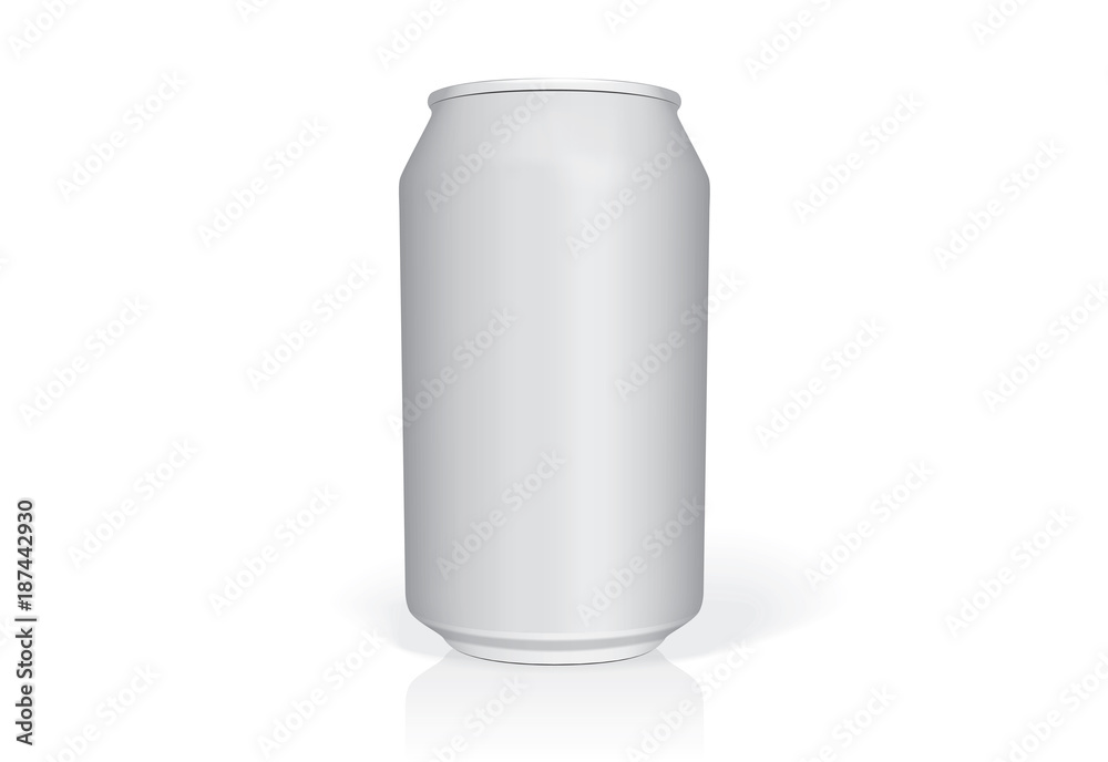 beer can  mock up  template