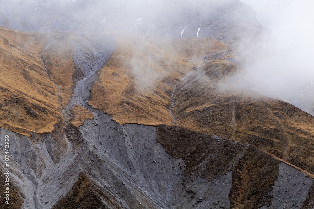 Landslide in the Alp