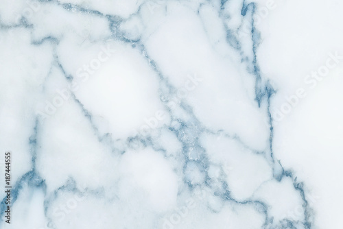 Closeup surface abstract marble pattern at blue marble stone wall texture background