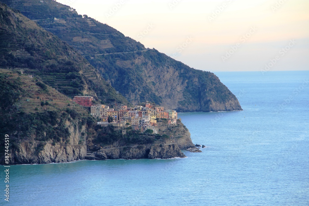 côte méditerranéenne des Cinque Terre, Italie