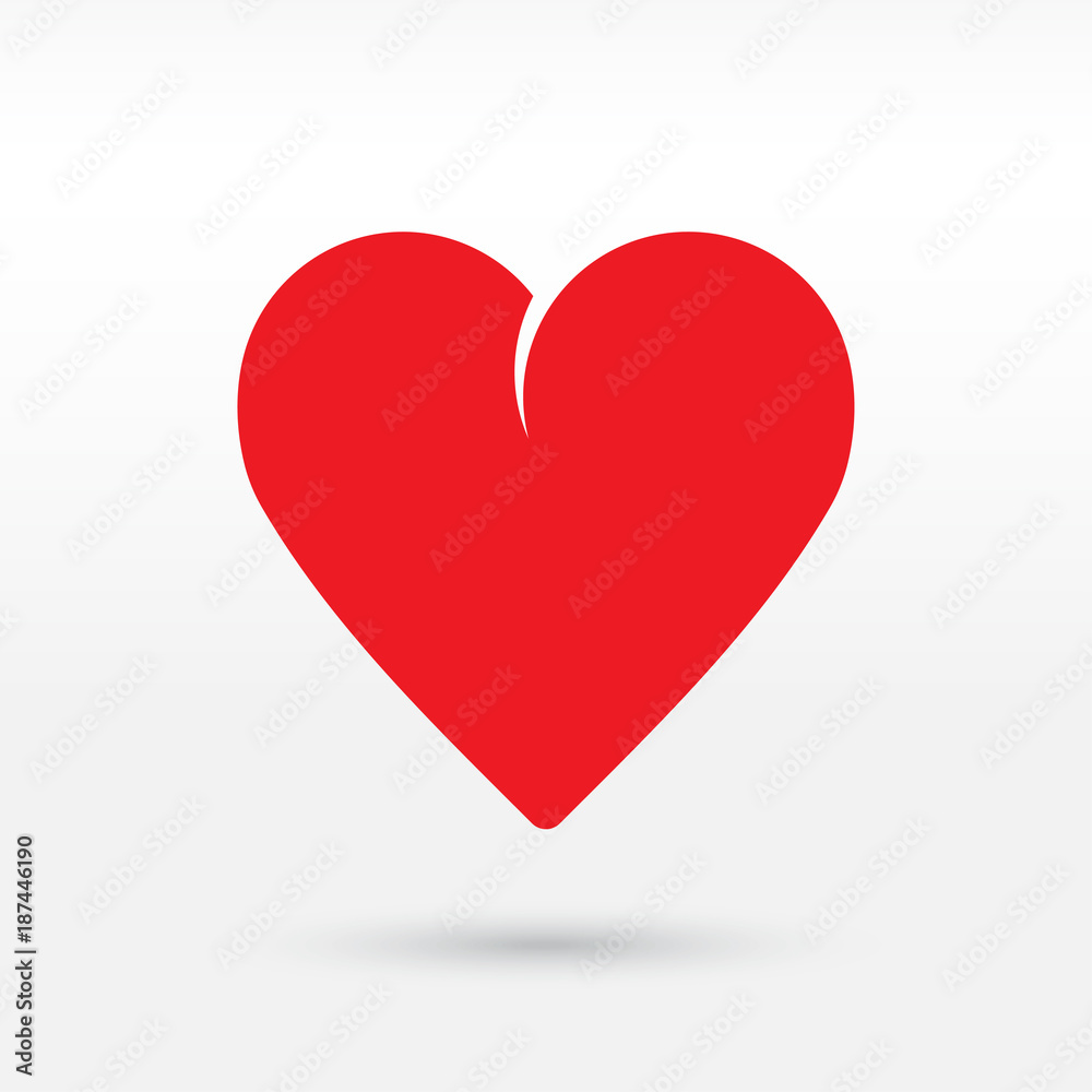 Heart icon. Vector love symbol
