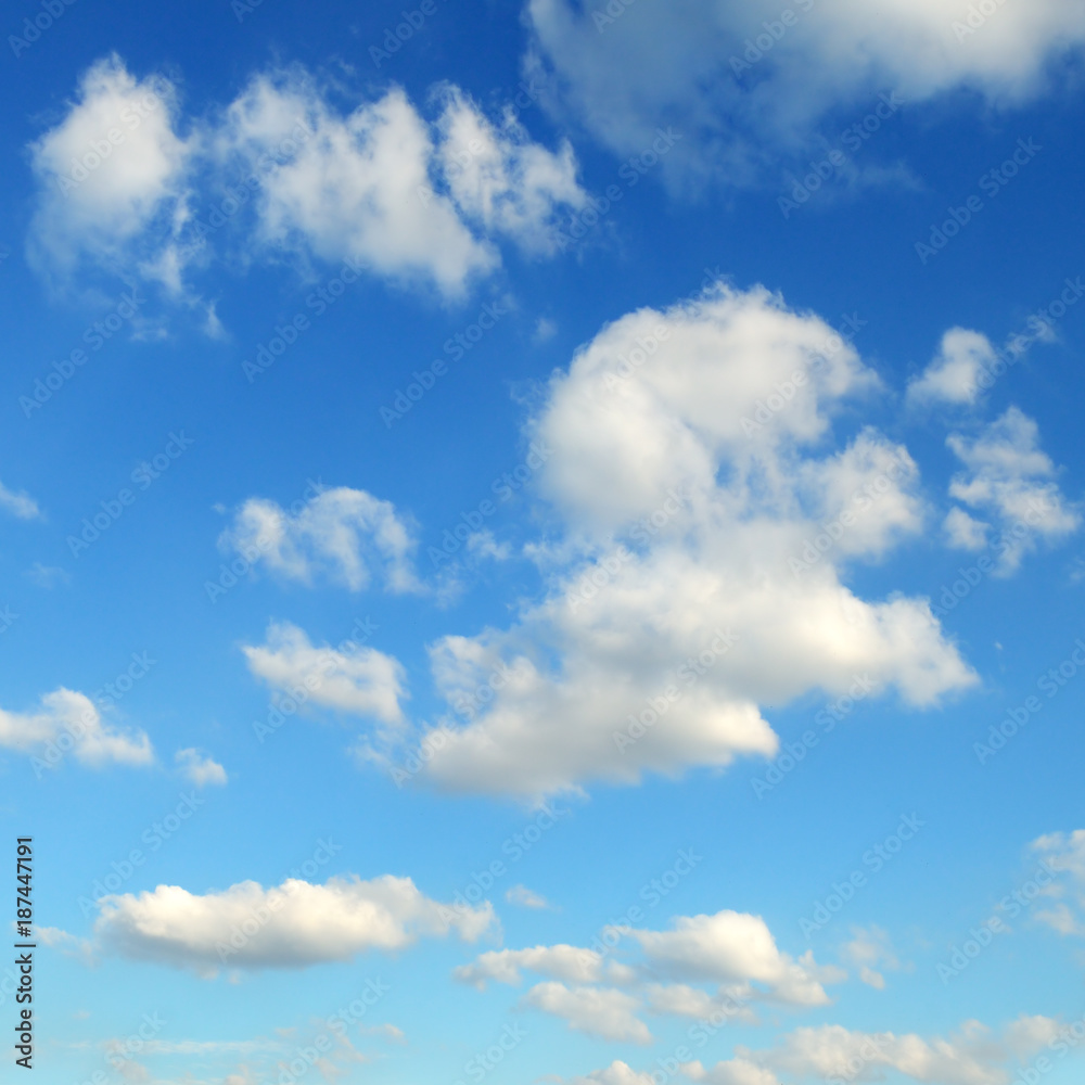 Light clouds in the blue sky. Light clouds in the blue sky.