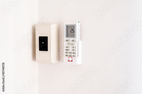 Remote Air Conditioner and Electronic Breaker on-off on wall